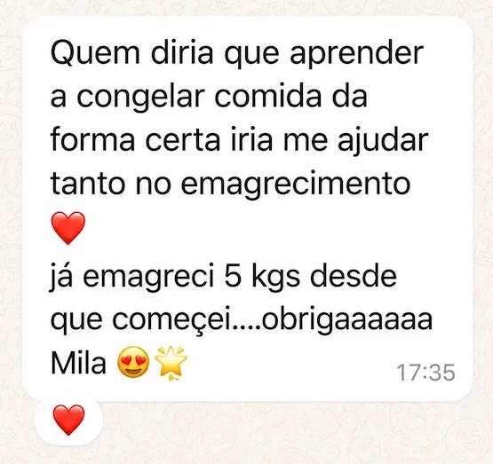 Depoimentos Chef Mila